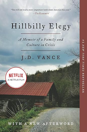 Image of the cover of Hillbilly Elegy