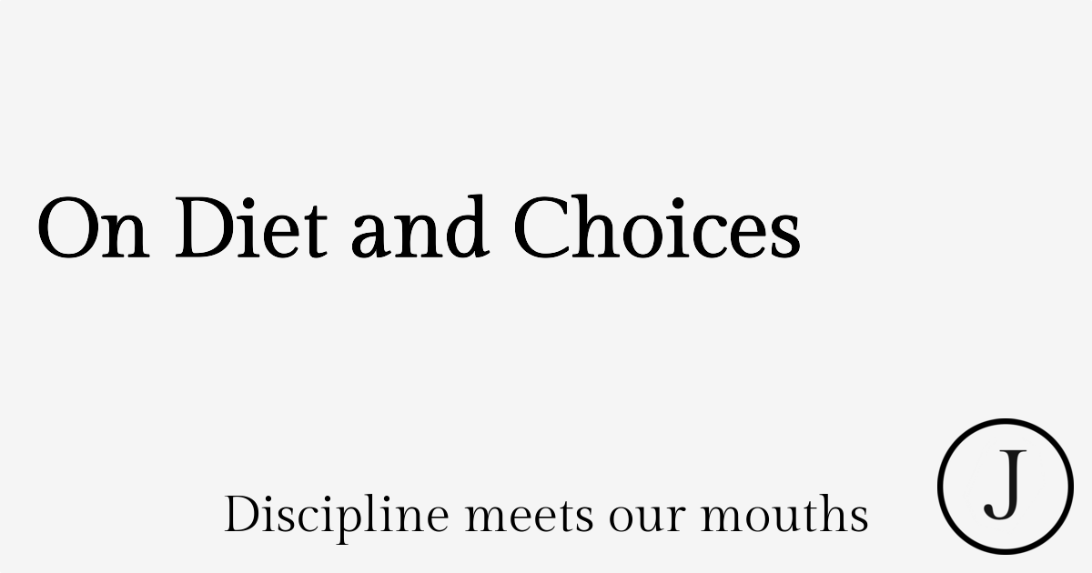 The open-graph share image for my ‘Diet and Choices’ article